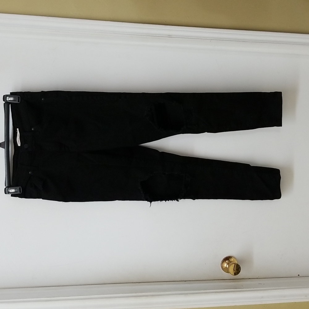 Women's Black Levi's High Rise Skinny Jeans